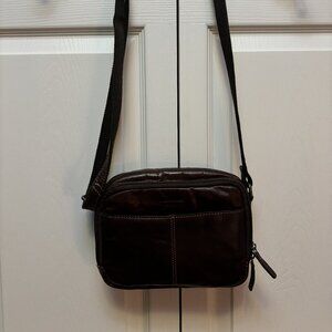 Jack Georges Leather Crossbody Bag